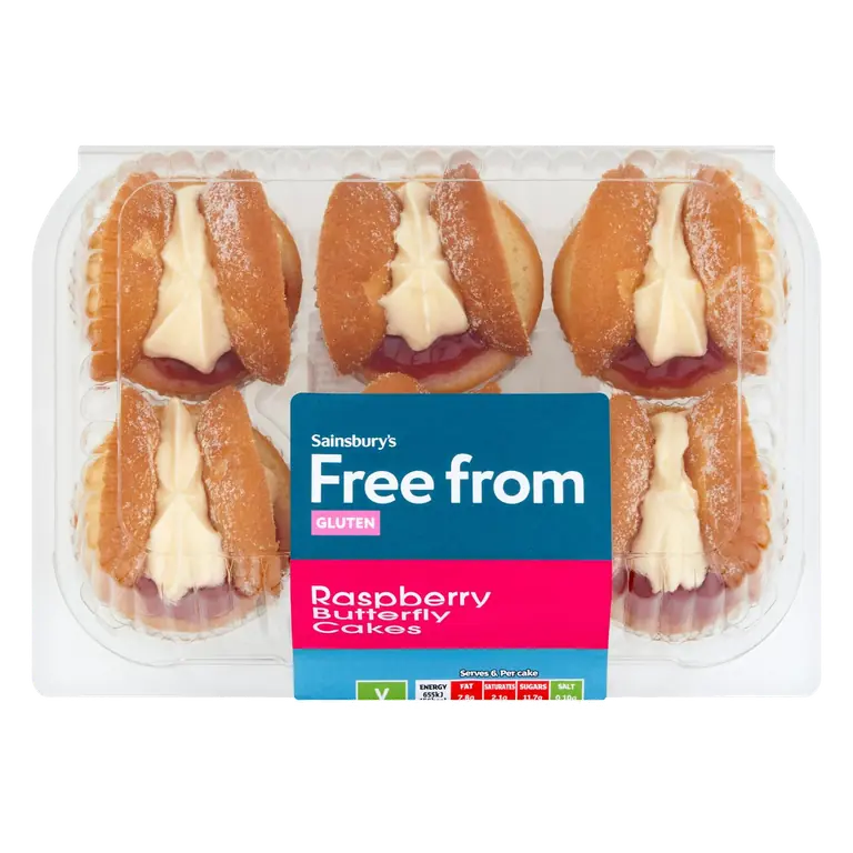 Free From Butterfly Cakes x6