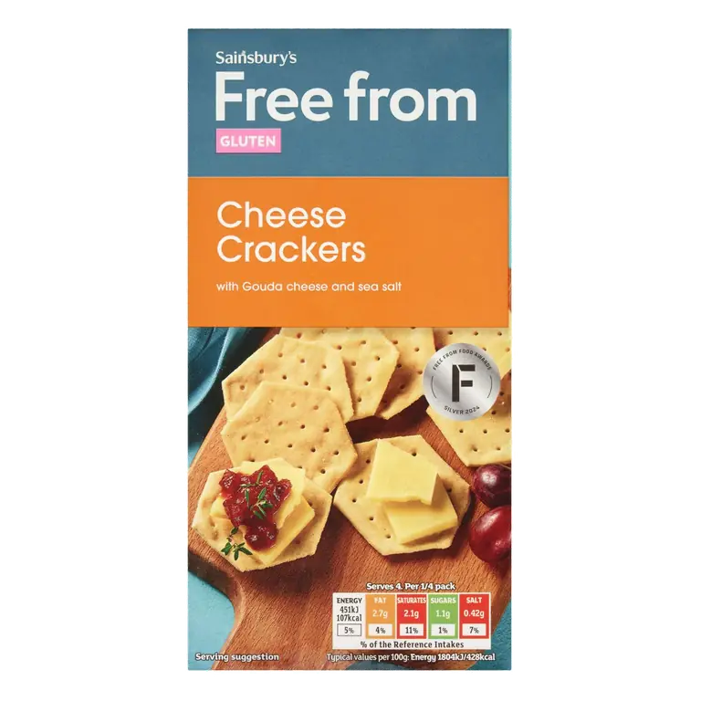 Free From Cheese Crackers 100g