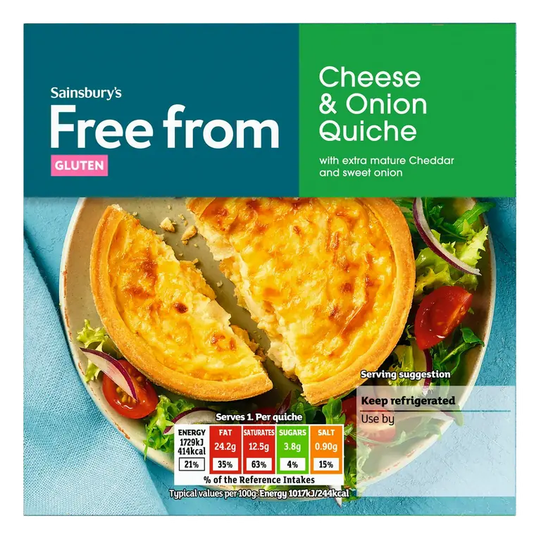 Free From Cheese & Onion Quiche 170g