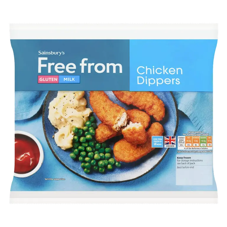 Free From Chicken Dippers 400g