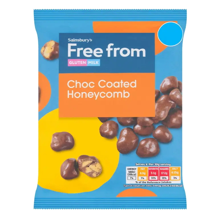 Free From Choc Coated Honeycomb 120g