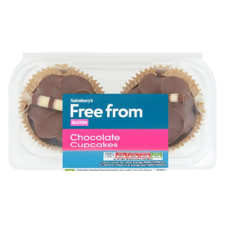 Free From Chocolate Cupcakes x2