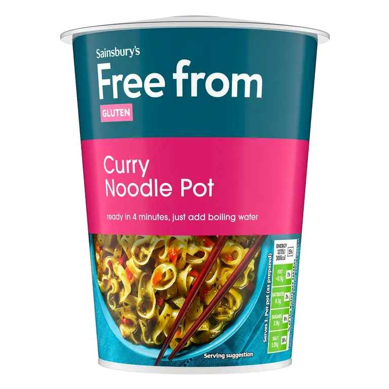 Free From Curry Noodle Pot 74g