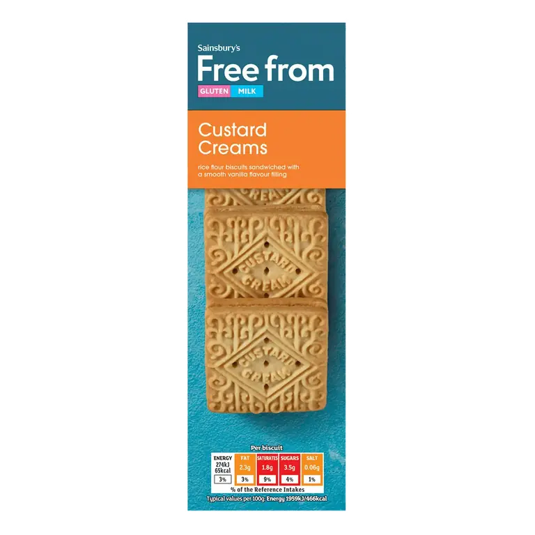 Free From Custard Creams 125g