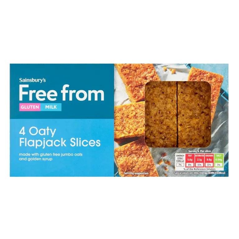 Free From Flapjack Slices x4