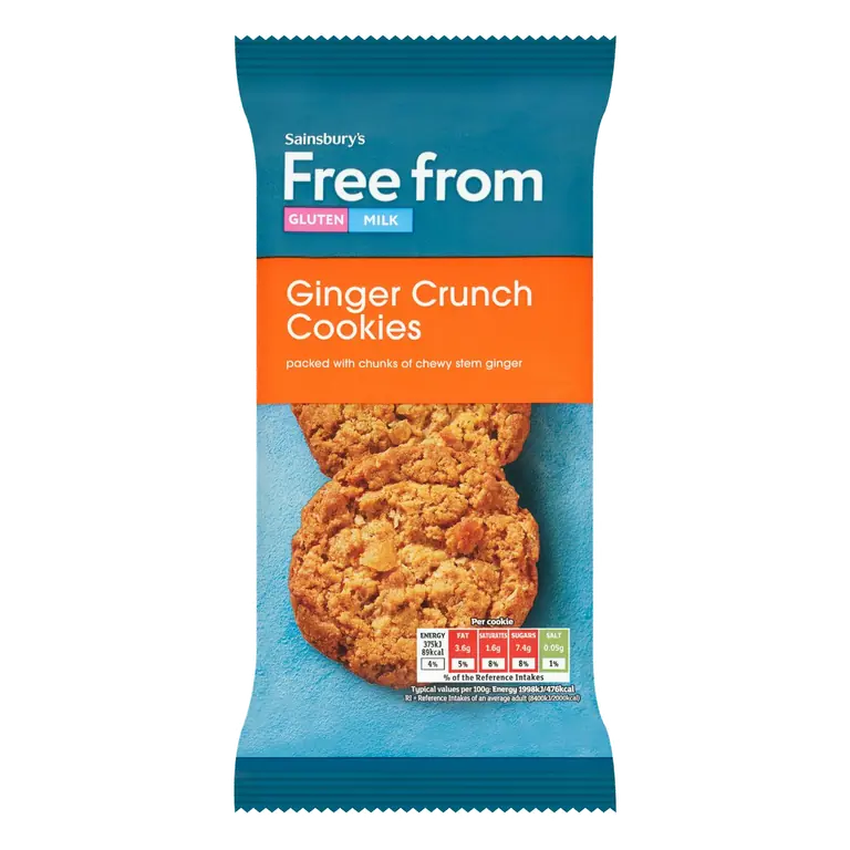 Free From Ginger Crunch Cookies 150g