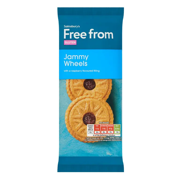 Free From Jammy Wheel Biscuits 142g