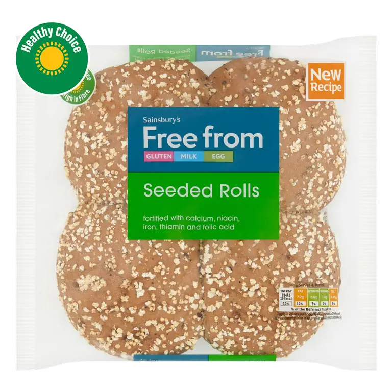 Free From Seeded Rolls 260g