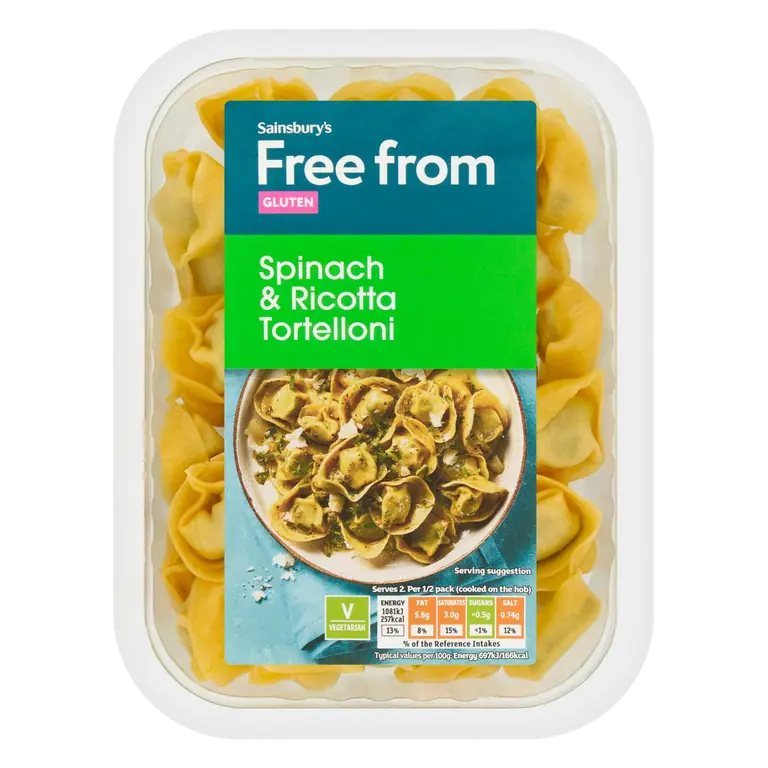 Free From Spinach & Ricotta Tortelloni 250g