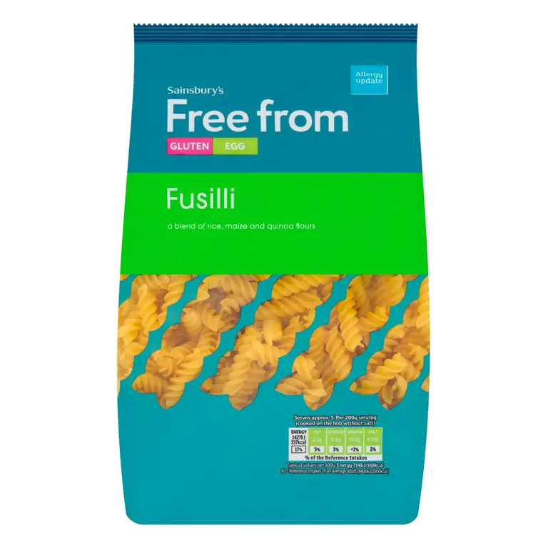 Freefrom Free from Fusilli Pasta 500g