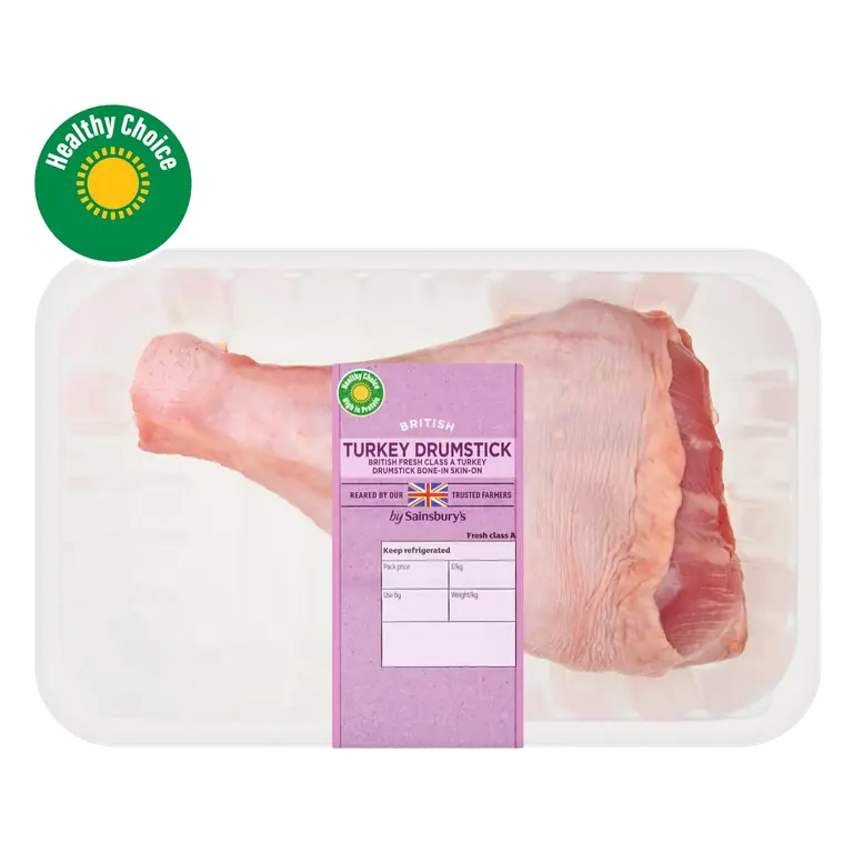 Fresh British Turkey Drumstick 800g-1.2kg