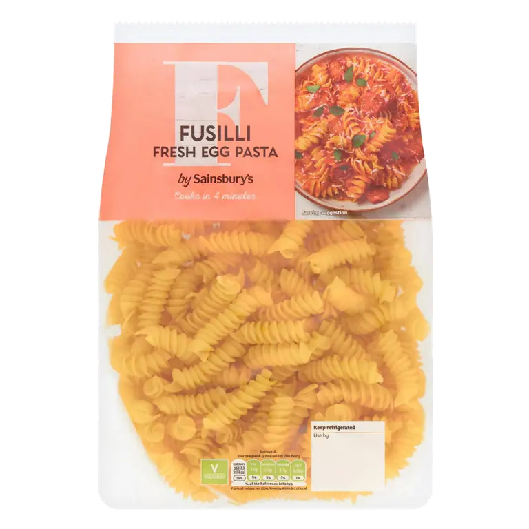 Fresh Egg Fusilli 500g