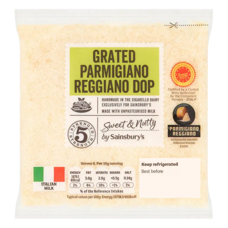 Fresh Grated Parmigiano Cheese 60g