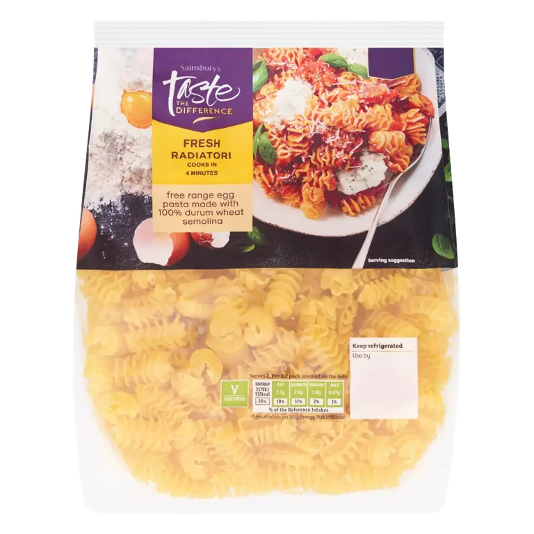 Fresh Radiatori, Taste the Difference 300g
