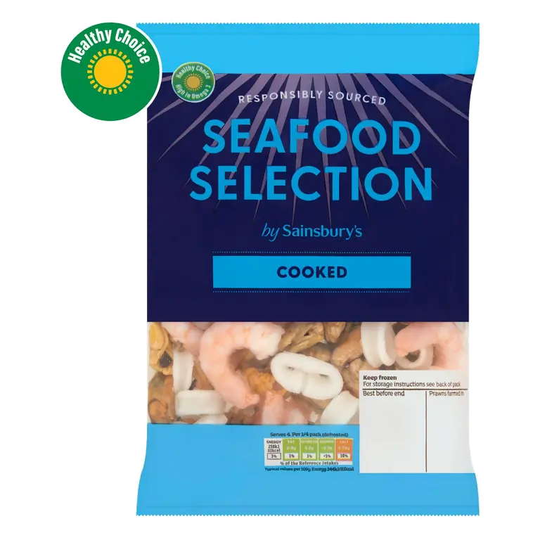 Frozen Cooked Seafood Selection 300g