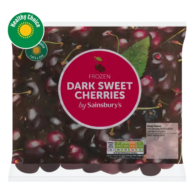 Frozen Dark Sweet Cherries 300g
