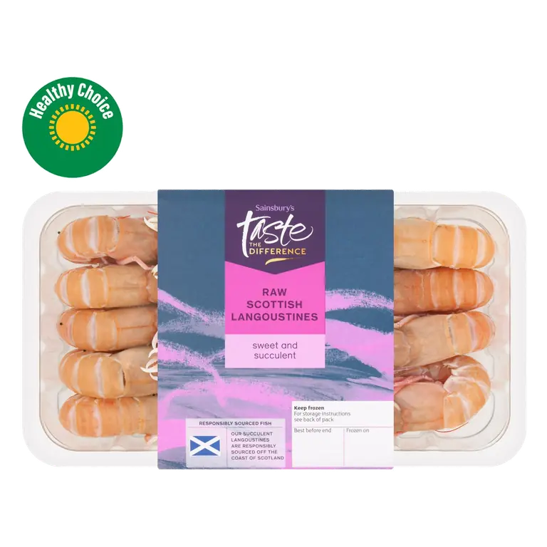 Frozen Scottish Langoustines, Taste the Difference 500g