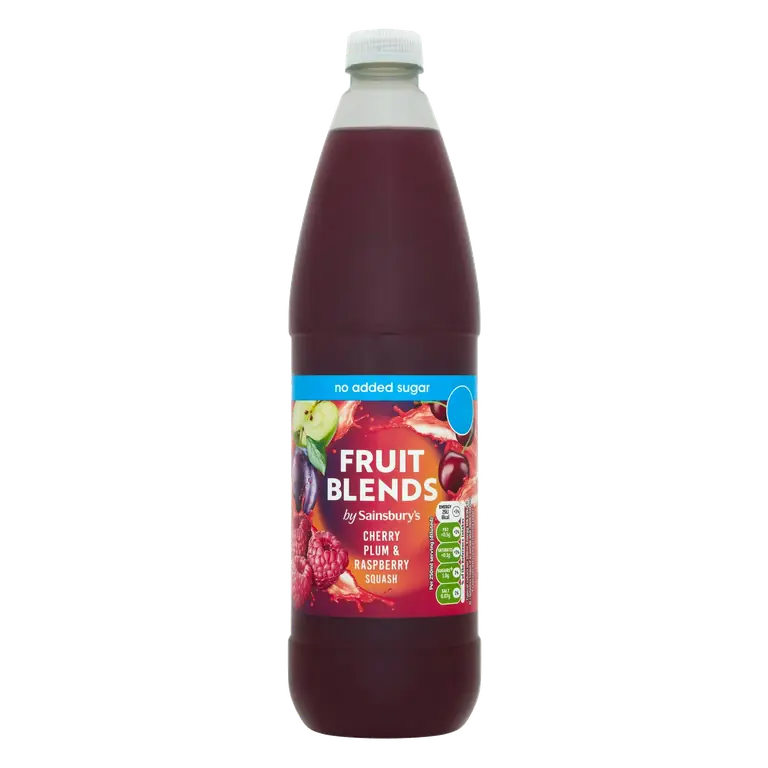 Fruit Blends Cherry Plum & Rasbperry Squash 1L