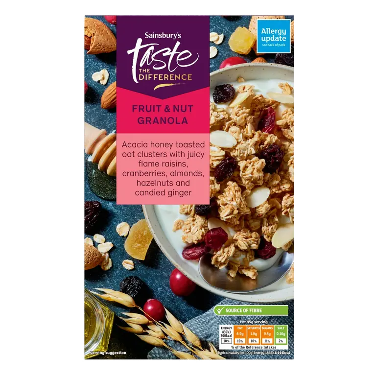 Fruit & Nut Granola, Taste the Difference 500g