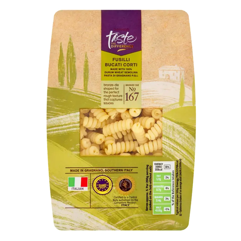 Fusilli Bucati Corti, Taste the Difference 500g