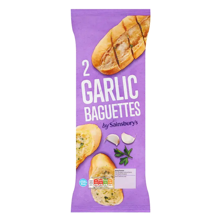Garlic Baguette x2 338g