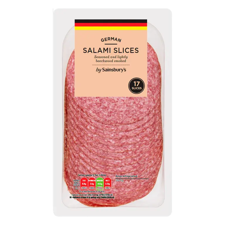 German Salami Slices x17 170g