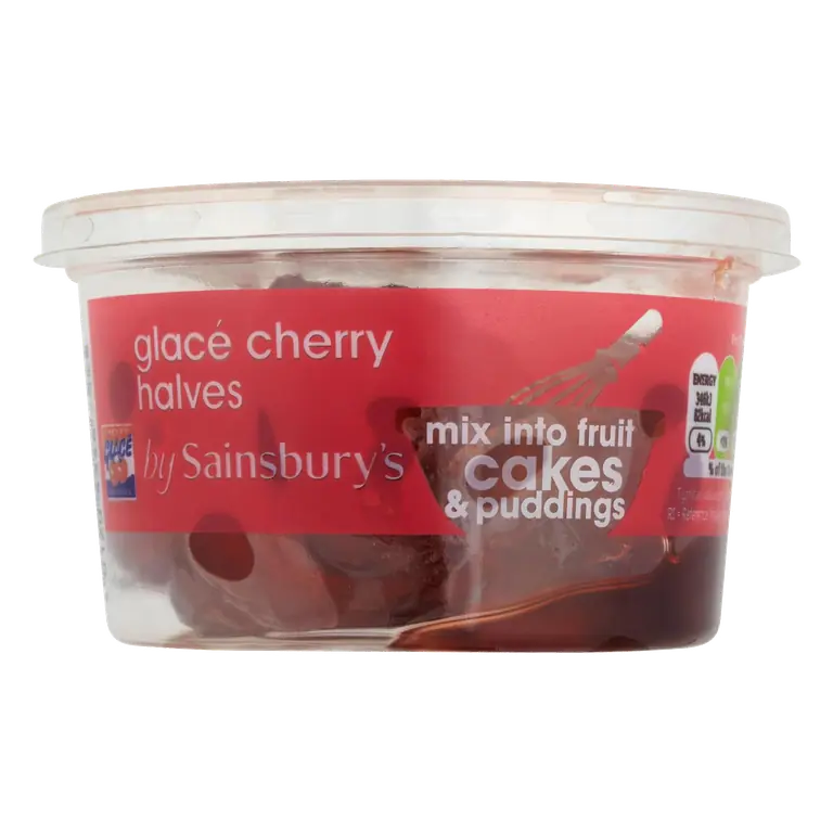 Glace Cherries, Halves 200g