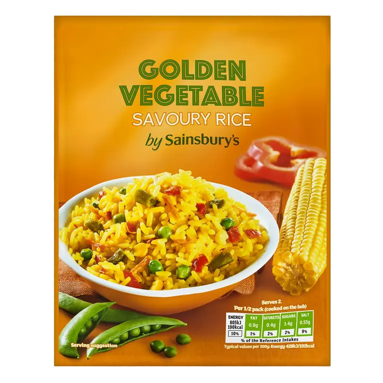 Golden Vegetable Savoury Rice 105g