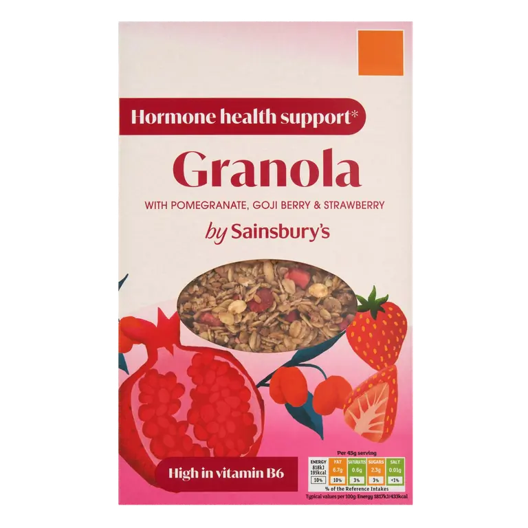 Granola with Pomegranate, Goji Berry & Strawberry 400g