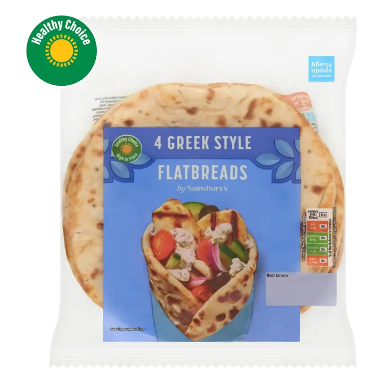 Greek Style Flatbreads x4