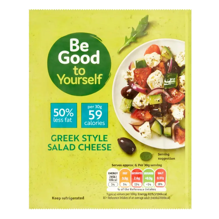 Greek Style Salad Cheese, Be Good to Yourself 200g