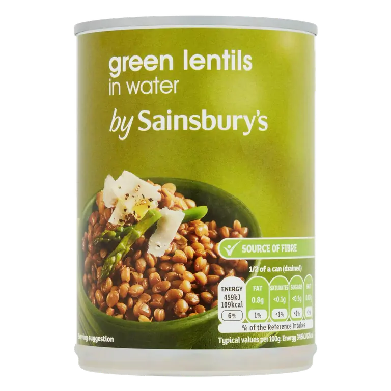 Green Lentils In Water 400g (265g*)