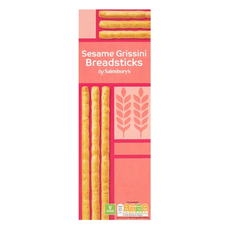 Grissini Bread Sticks, Sesame Seed 125g