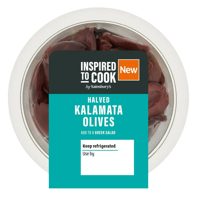Halved Kalamata Olives, Inspired to Cook 100g