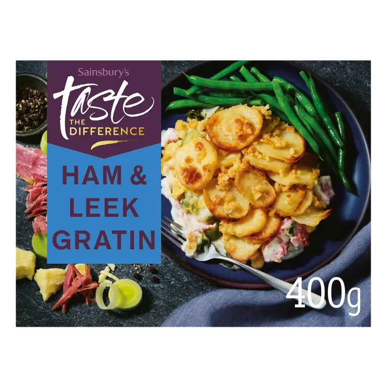 Ham & Leek Gratin in Rich Cheese Sauce, Taste the Difference 400g (Serves 1)