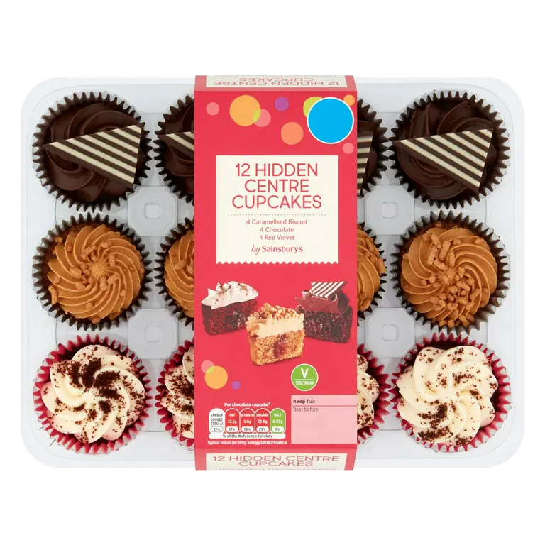 Hidden Centre Cupcakes x12
