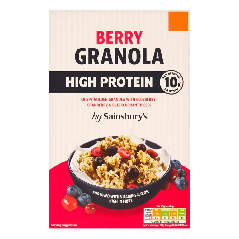High Protein Berry Granola 375g