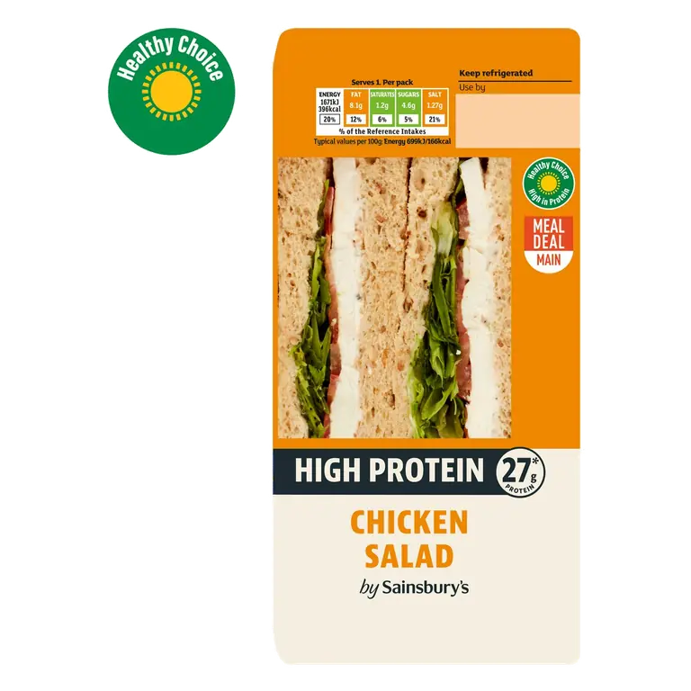 High Protein Chicken Salad Sandwich