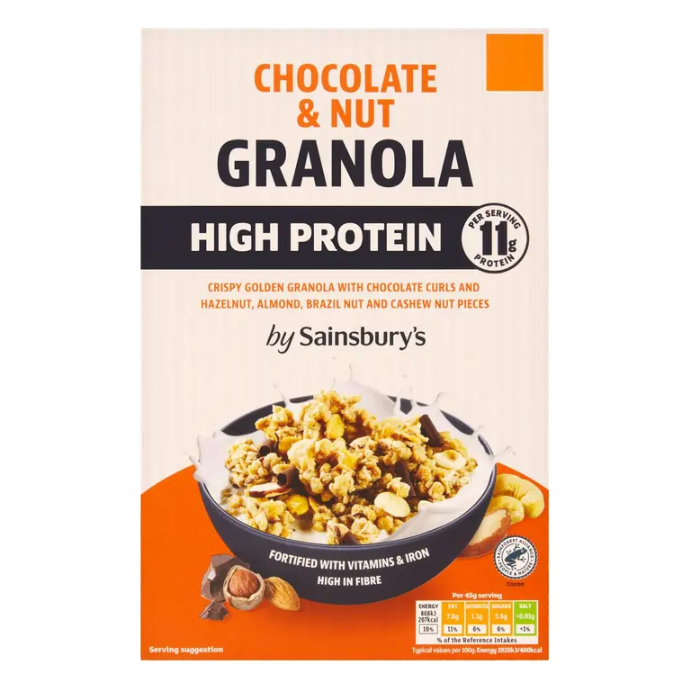 High Protein Chocolate & Nut Granola 400g