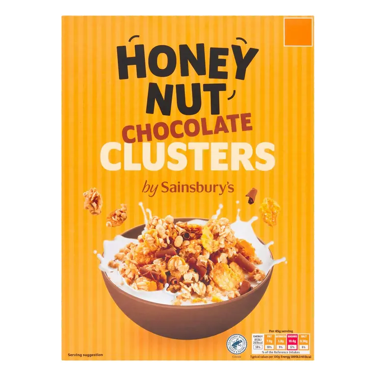 Honey Nut Chocolate Clusters 500g
