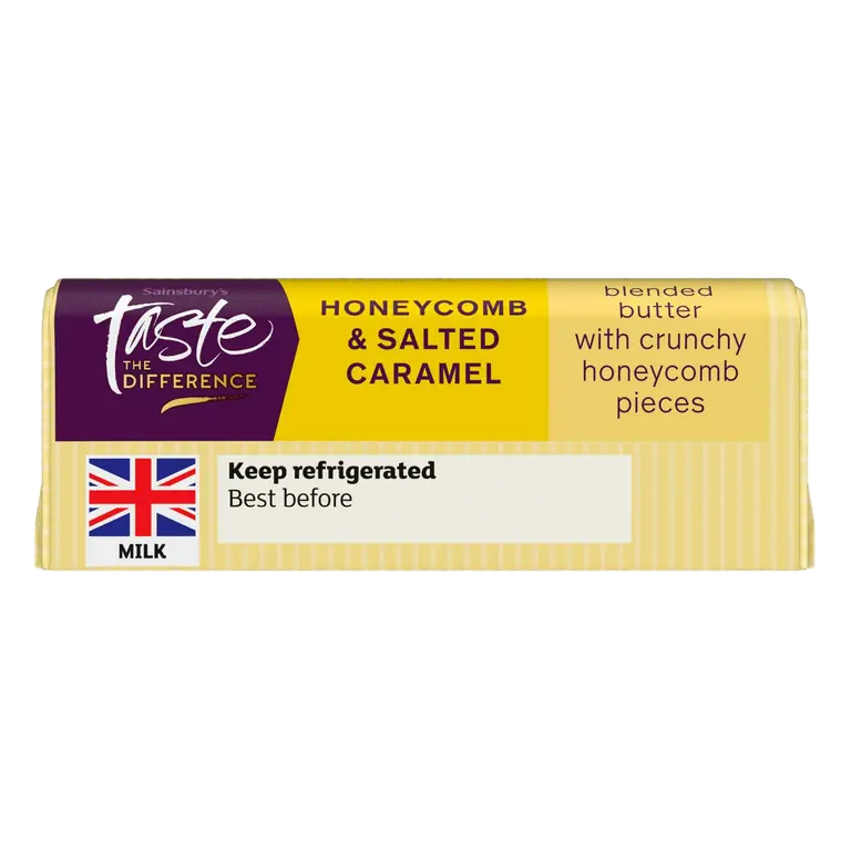 Honeycomb & Salted Caramel Butter, Taste the Difference 90g