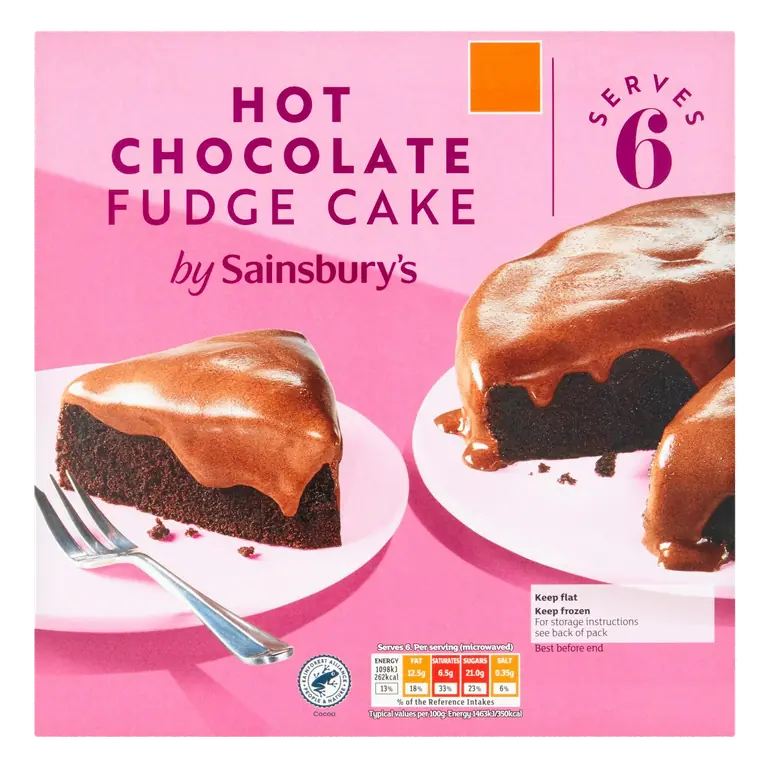 Hot Chocolate Fudge Cake 450g