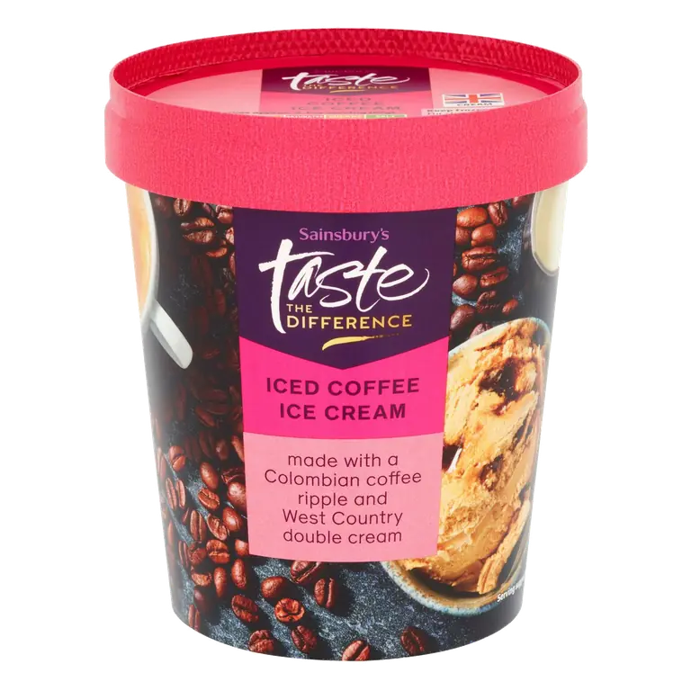 Iced Coffee Ice Cream, Taste the Difference 480ml