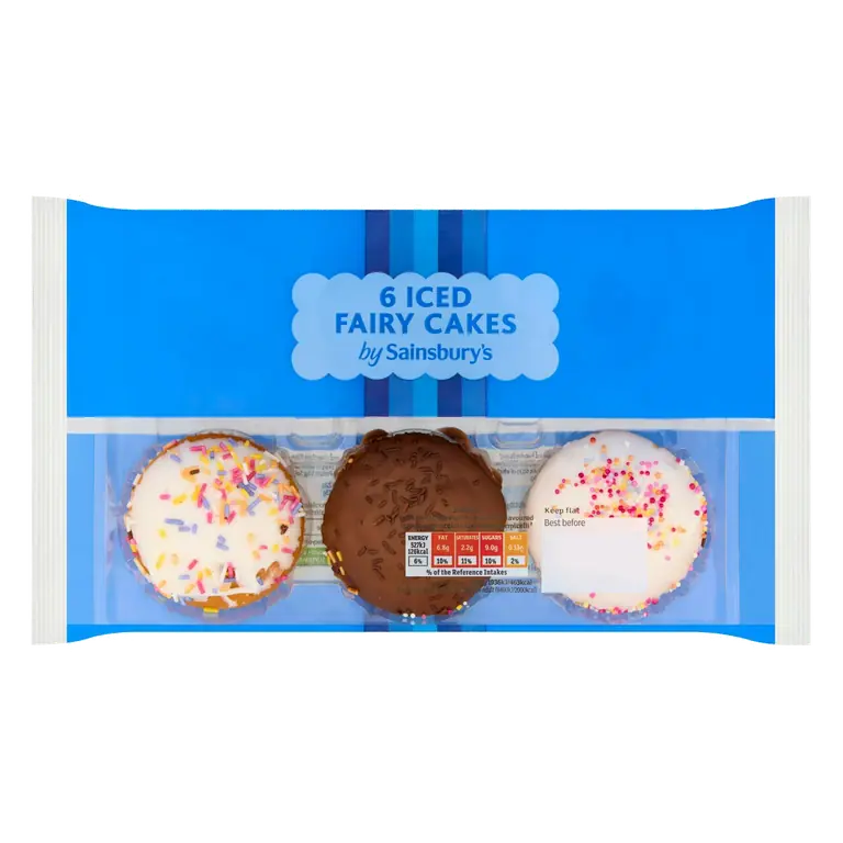 Iced Fairy Cakes x6