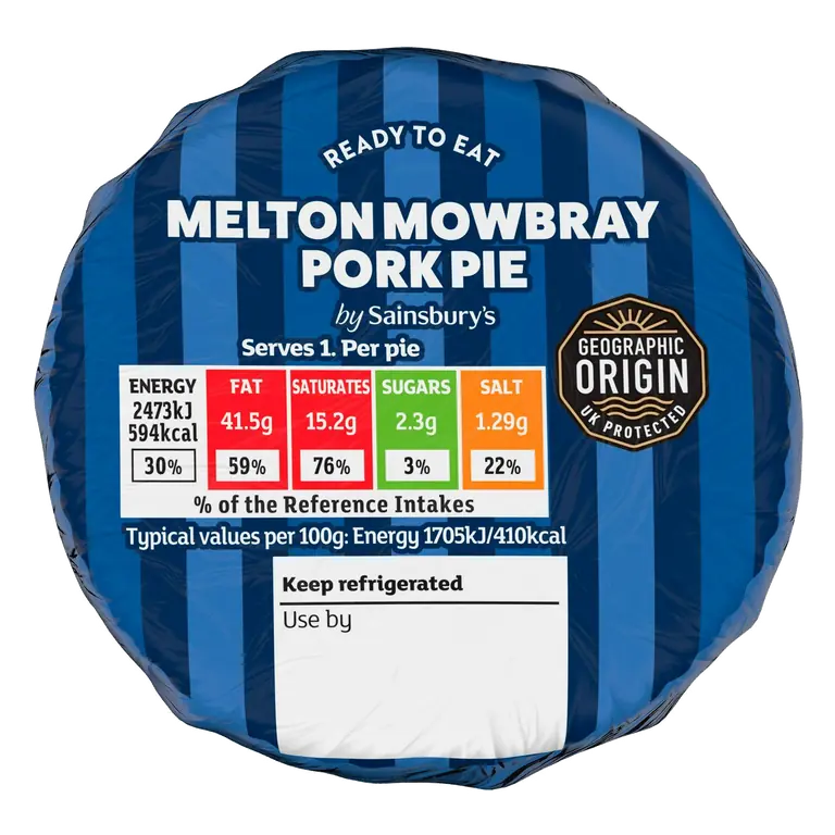 Individual Melton Mowbray Pork Pie 145g
