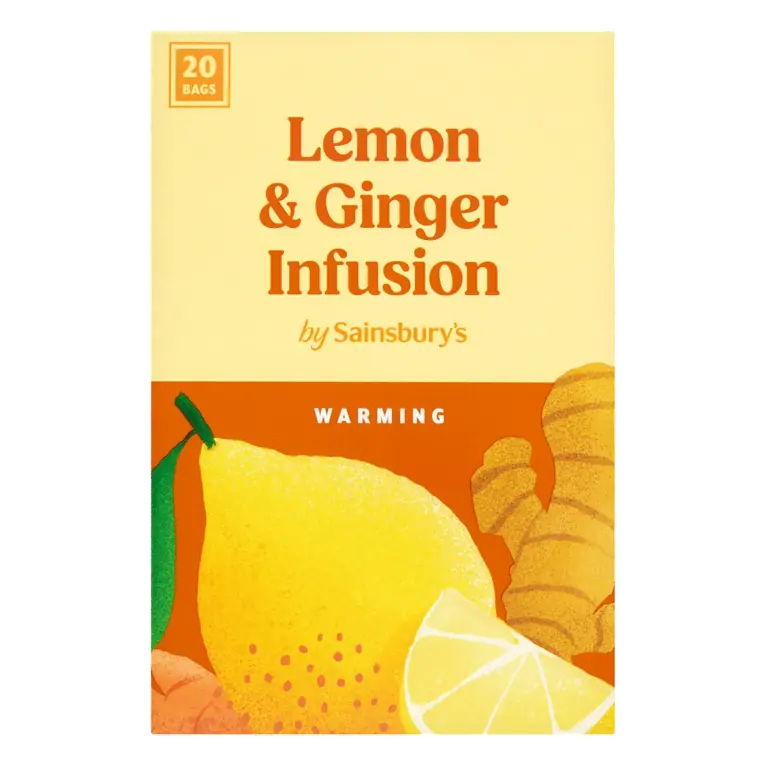 Infusions Lemon & Ginger Tea Bags x20