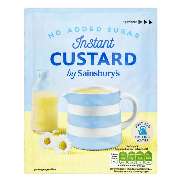 Instant Custard Powder No Added Sugar 72g