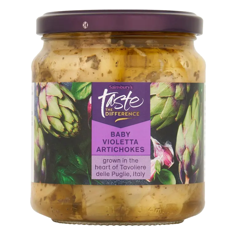 Italian Baby Violetta Artichokes, Taste the Difference 280g