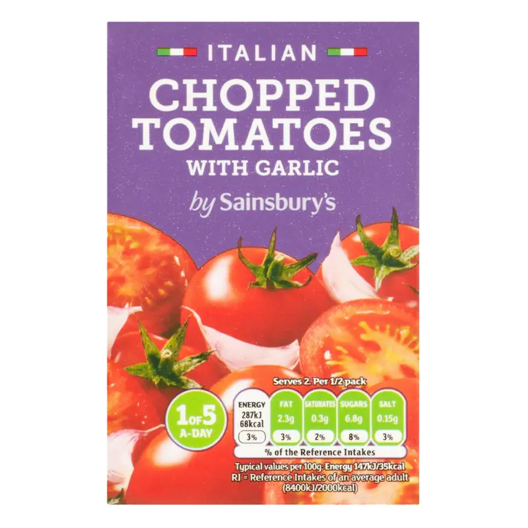 Italian Chopped Tomatoes with Garlic 390g