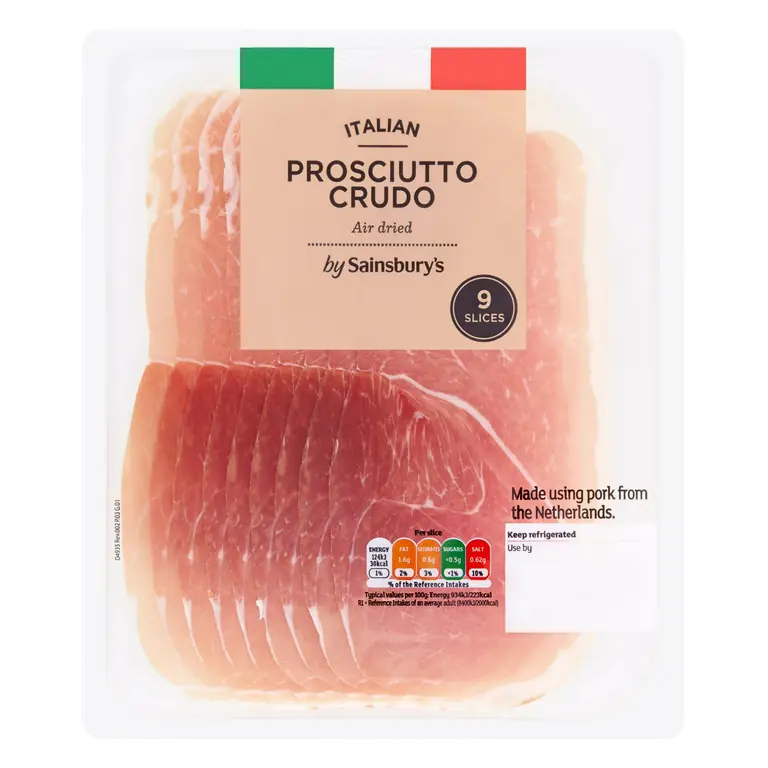 Italian Prosciutto Crudo x9 120g